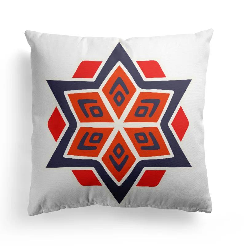 Creative Modern Ethnic Geometry Pillowcase Simple Black/White Sofa Cushion Case Hot Nordic Livingroom Bedroom Decorative Pillows