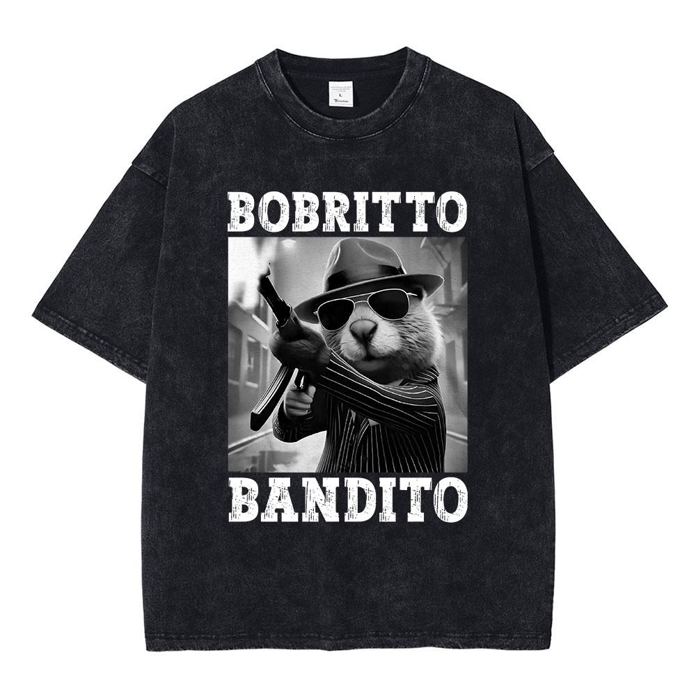 Italian Brainrot Tralalero Tralala Tung Tung Tung Sahur Bombardiro Crocodilo Funny Meme T-shirt Men Women Vintage Washed T shirt