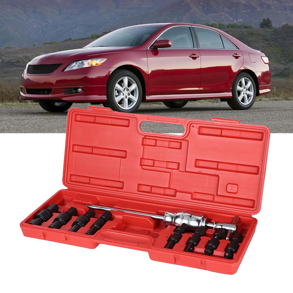 9pcs Set Blind Hole Slide Hammer Pilot Bearing Puller Internal Extractor Removal Kit