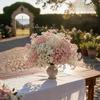 5 Bunches of Artificial Baby's Breath,Realistic Touch Faux Gypsophila, Artificial Flowers for Outdoor Wedding Decorations