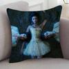 TV Drama The Vampire Diaries Cartoon Series Square Pillowcase Soft Waist Sofa Cushion Cover Bedroom Room Pillowcase