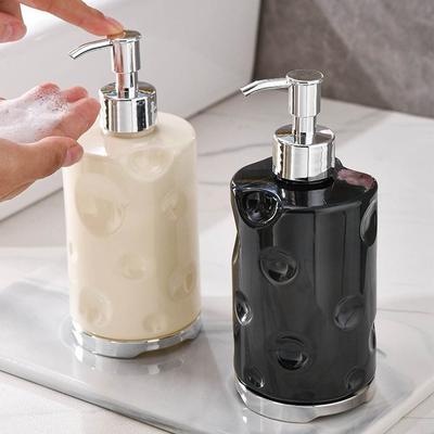 Modern Reusable Bathroom Soap Dispenser Clear Press Type Wash Dispenser Bottle Leakproof Refillable Hand Pump Dispenser Hotel