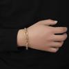 European & American Handmade Gold Chain Patchwork Bracelet: Versatile & Stylish DIY Personality