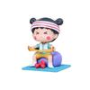 Cute Chibi Maruko-chan Figurine: Daily Series Cartoon Girl Doll Decor