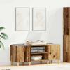 Vinyl Record Cabinet Reclaimed Wood Look 121 x 38 x 48 cm Engineered Wood