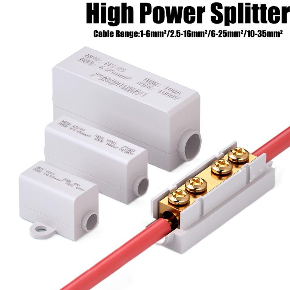 Large Current Quick Terminal Block Conductor Brass Fast Connector New Terminal Blocks  Electrical