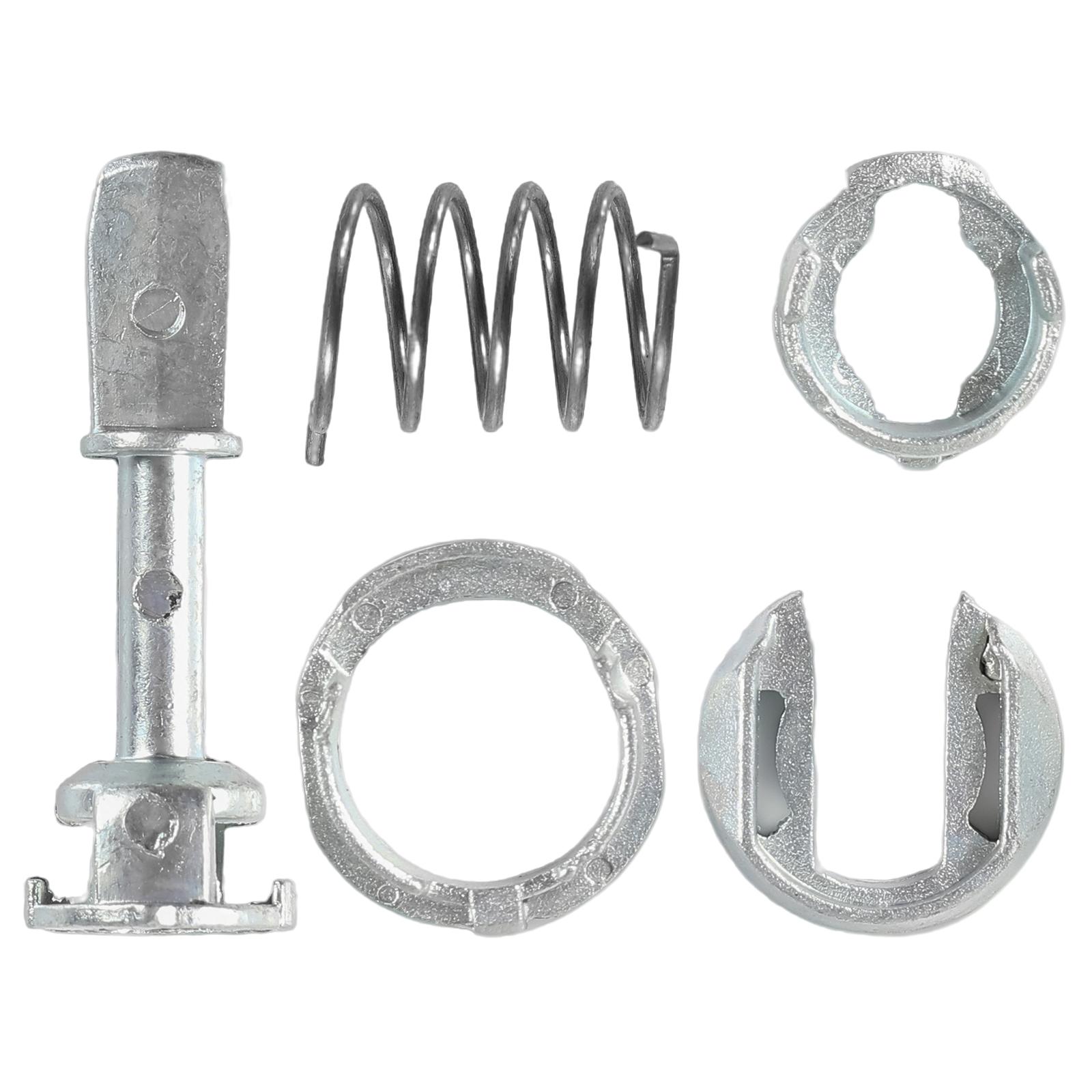

5Pcs/1set Car Iron Door Lock Cylinder Repair Kit For A6 Allroad C5 S6 RS6 Front Left Right #1U0837167 1U0837168 1U0837167C срібний