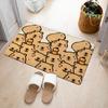 Cartoon Cute Capibala Floor Mat Household Short Pile Carpet Bathroom Non-slip Mat Capybara Animal Bedroom Mat
