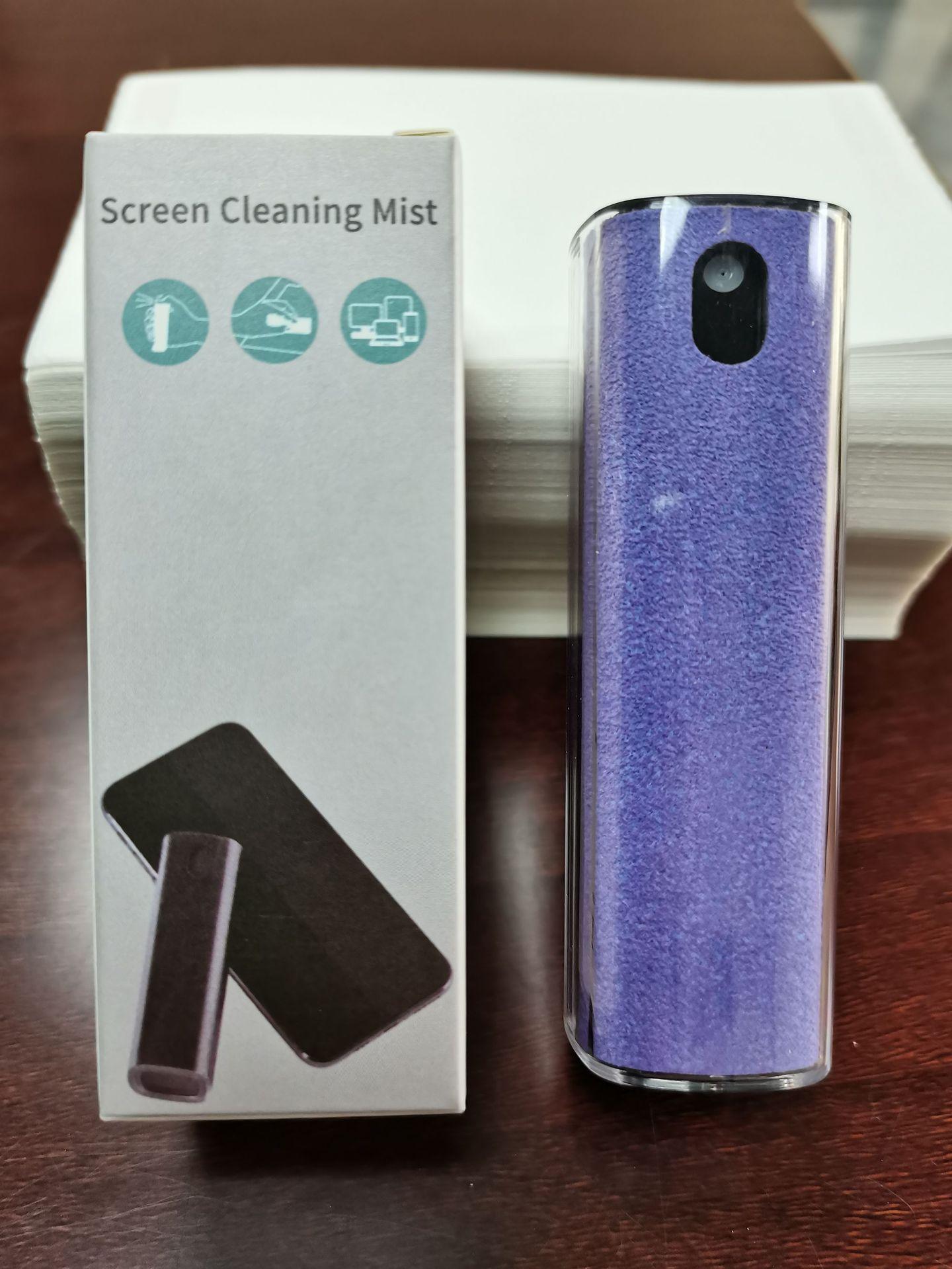 

1 шт. очиститель экрана телефона, очиститель экрана планшетного ПК, портативный очиститель экрана компьютера для удаления пыли фиолетовый