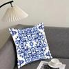 Russian porcelain Cushion Cover Reversible Plush Pillow Cover – For car, sofa, bedroom, perfect as a gift.