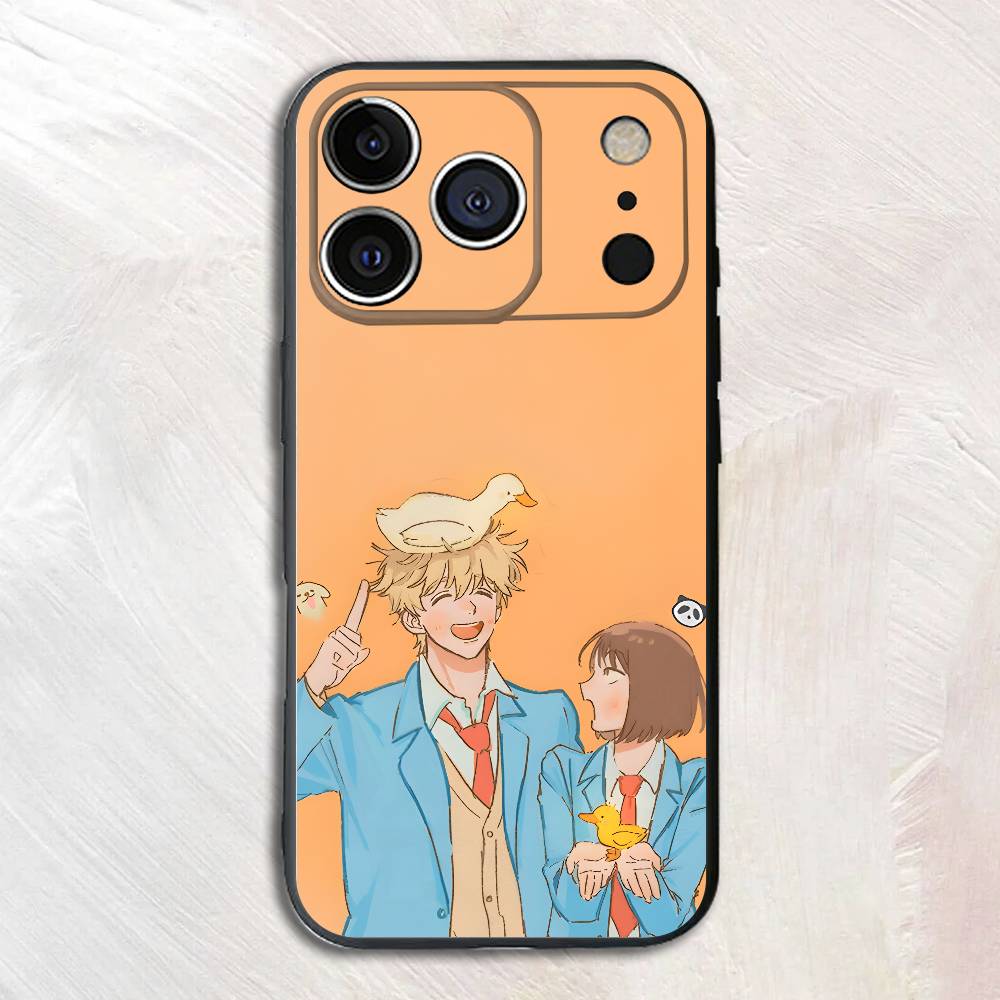 Anime K-Kai U-Uka Silicone Phone Case For IPhone 17 16 15 14 13 12 11 X XS Plus Pro Max Shockproof Soft Cover