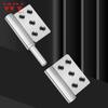 2PCS 360 Detachable Hinge Slip Joint Flag Lift Off Demountable Door 304 Stainless Steel Removable Hinge Heavy-duty Swing Hinge