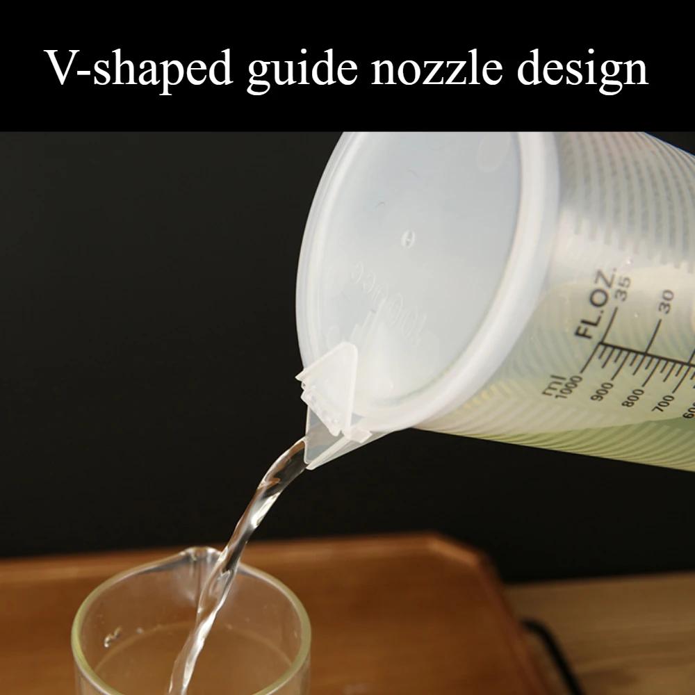 Thickened Baking Measuring Cup with Scale, Measuring Cup with Dust Cover, High-temperature Resistant Baking Measuring Cup