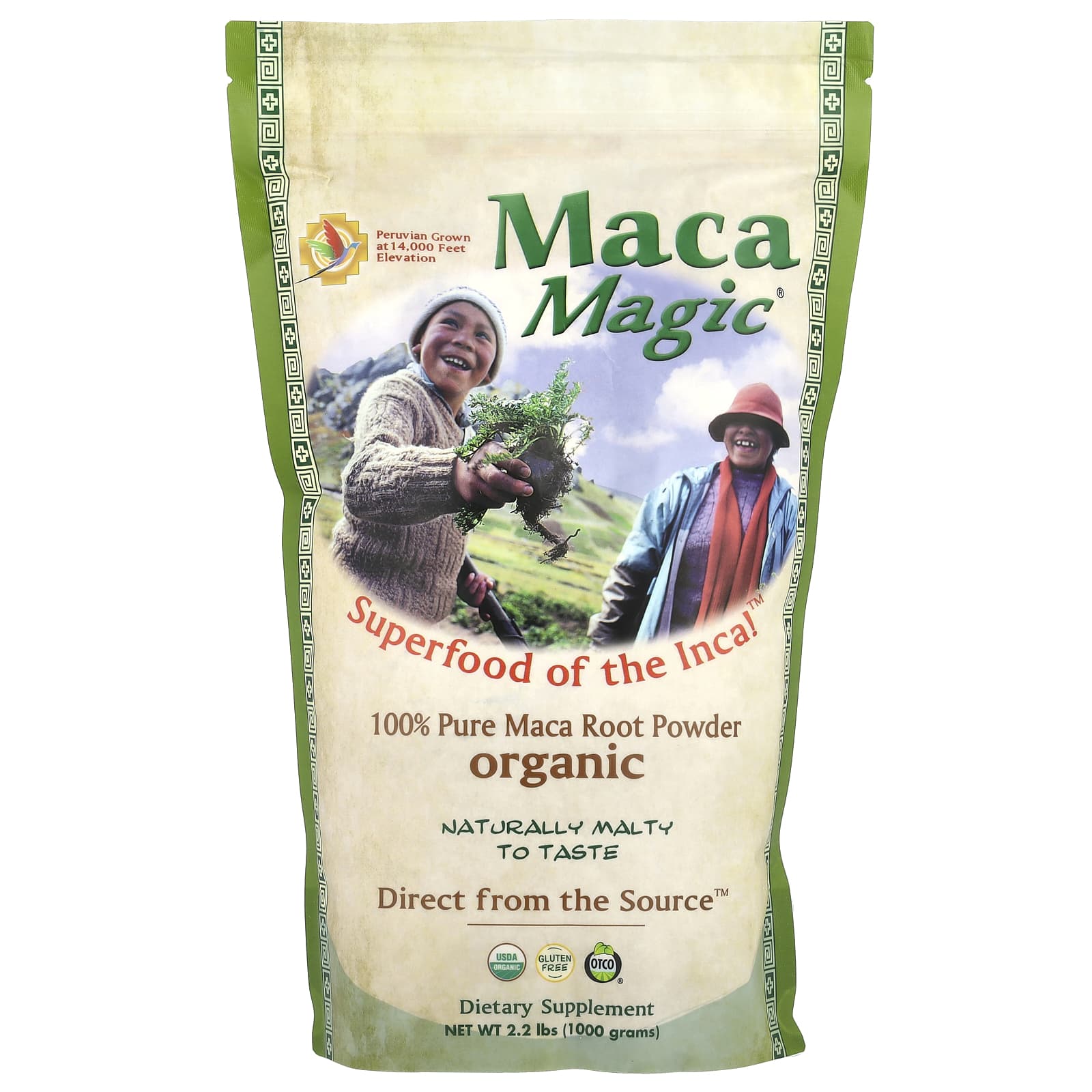 

Organic 100% Natural Maca Root Powder, 1,000G (2.2Lb)