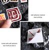 Retro Alphabet Stickers, Colorful Letter Notebook Decoration Adhesive Stickers, Notebook Water Cup Envelope Gift Stickers