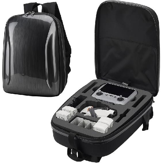 Professional Mini 4 Pro Hard Case, Waterproof Travel Carrying Case Bag for DJI Mini 4/3 Pro, with RC-N2/RC 2 Remote & Accessories