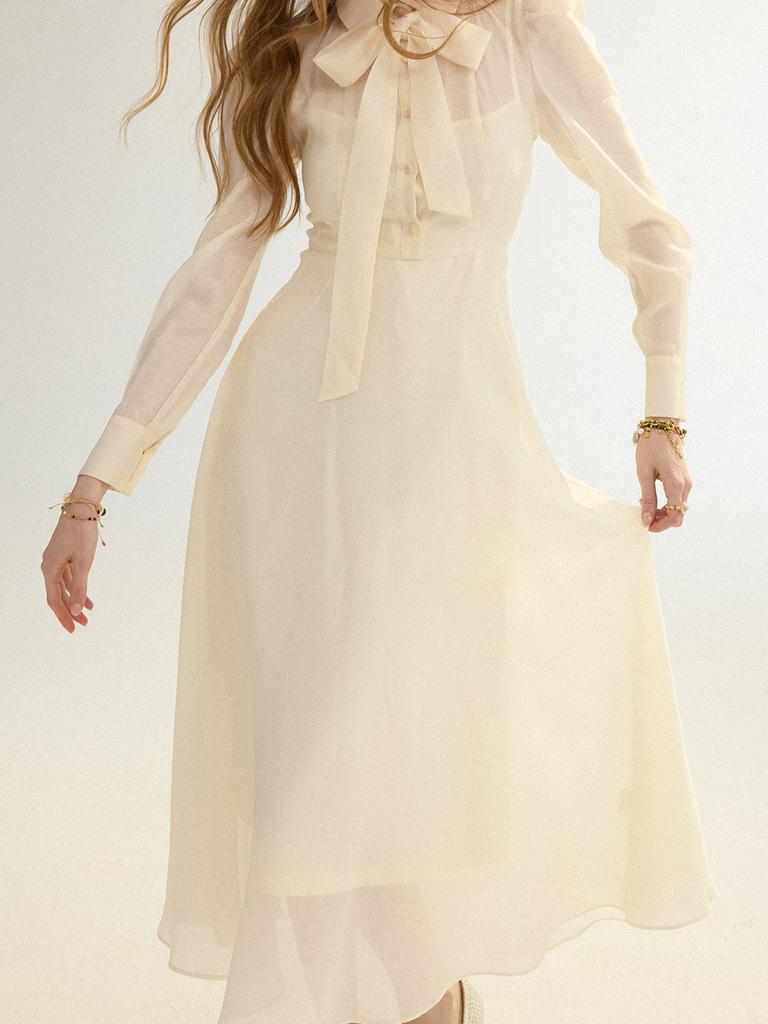 Sinseuden Celine Sheer Dress Set