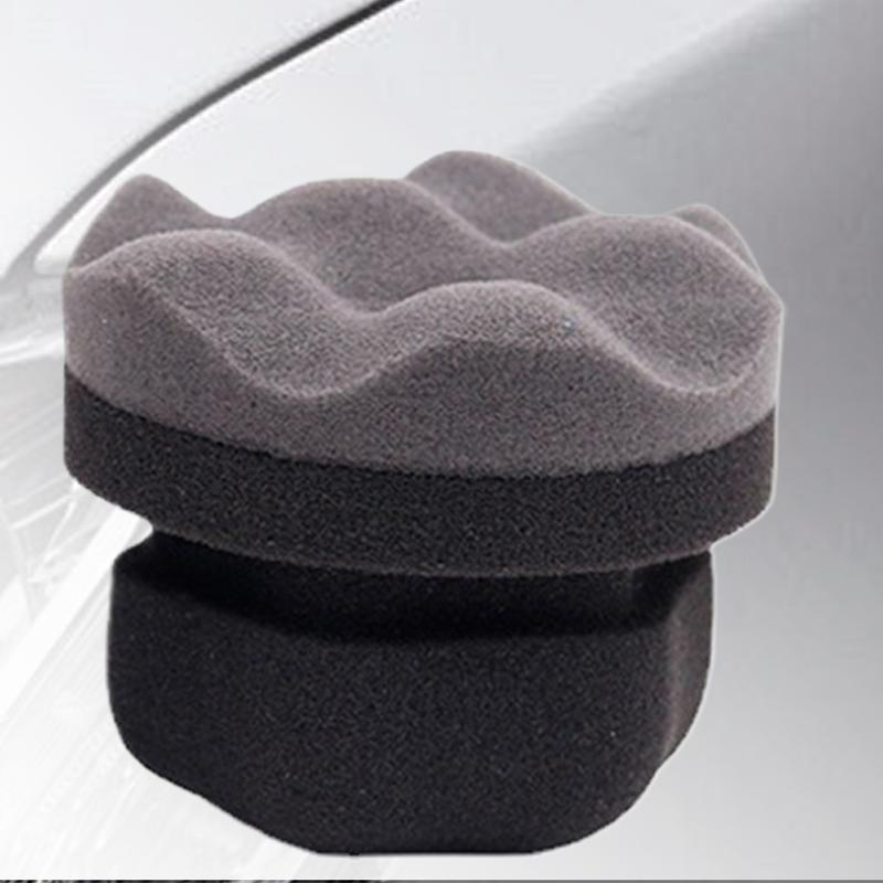 Tire Applicator Pads Vehicle Tire Cleaner Sponge Multipurpose Hand Polishing Pads Automobile Tyre Cleaning Tool For Removing