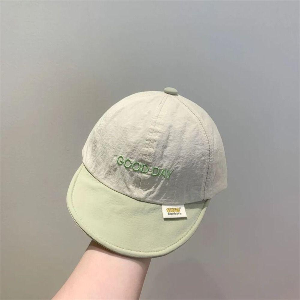 Summer Letter Baseball Cap Soft Children Visors Cap Korean Baby Peaked Hat Toddler
