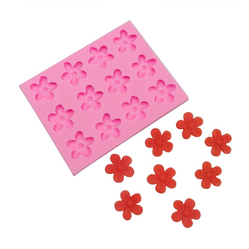 Plum Blossom Silicone Mold Fondant Mousse Cake Mold Chocolate Mould Bakeware Cake Decorating Tool Resin Art