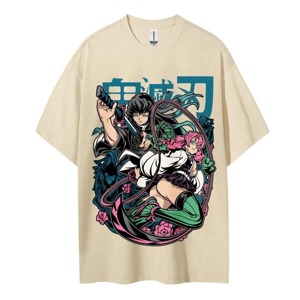 Demon Slayer Japanese Hotblooded Anime Classic Characters Sports Casual Shortsleeved Comfortable Halfsleeved Popular Slayer