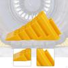 Car Tire Chock Wheel Stopper Ramp Pad Block Portable Heavy Duty Wedge Non