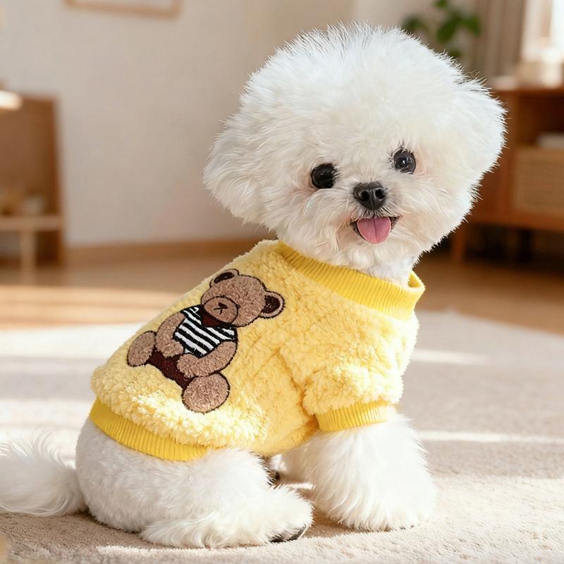 Pet Clothes Autumn Teddy Bichon Pomeranian Small Dog Cat Yorkshire Schnauzer Poodle Dog Autumn Winter Clothing