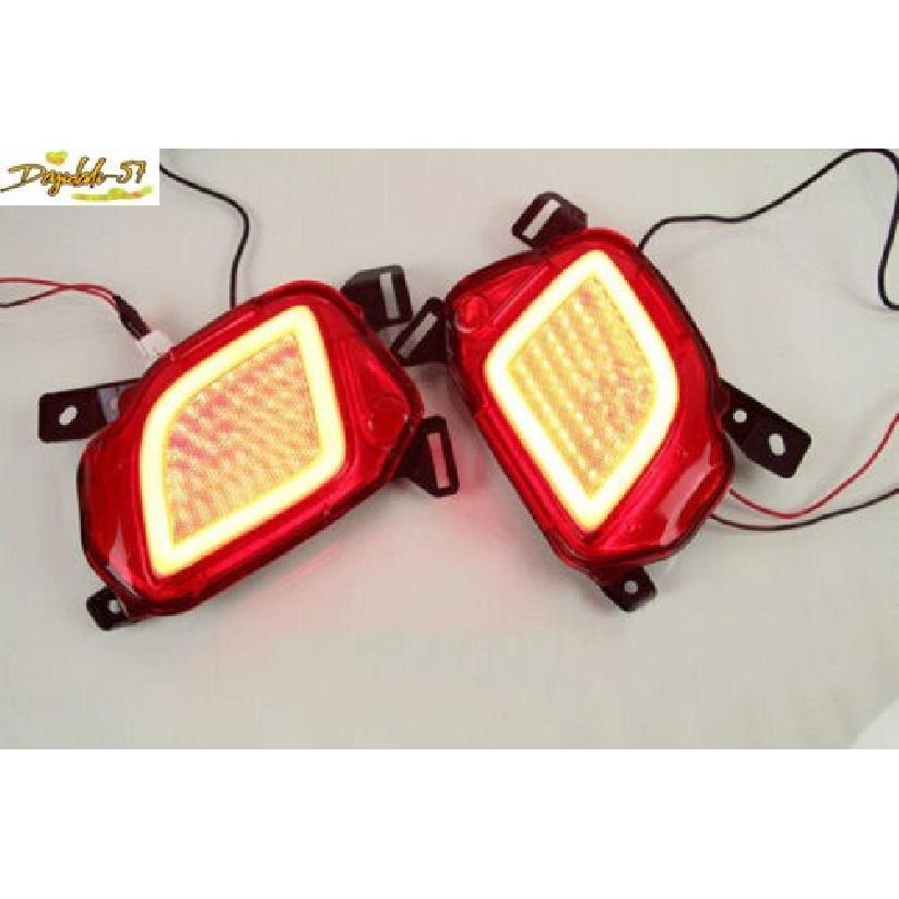 For Toyota Highlander 2015- LED Rear Fog Light Tail Bumper Light Sets 2PCS