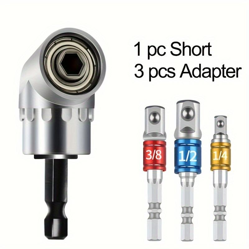 Right Angle Drill Bit Adapter, Hexagonal Handle Screwdriver Drill Bit Electric Drill Bit Accessory, 1/4 Inch Flexible Expansion