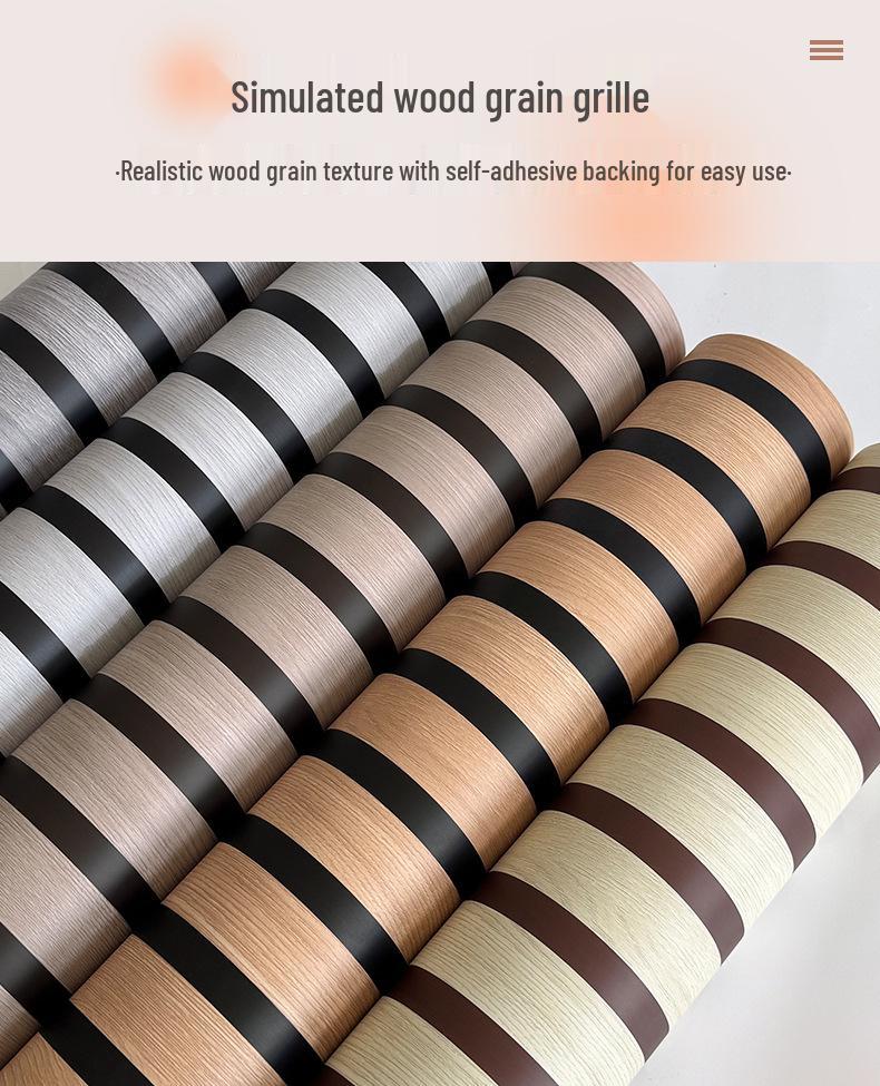 3D Waterproof Wood Grain Tile Sticker: Anti-Collision, Moisture-Proof Wall Decor