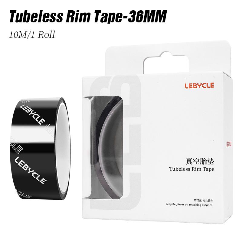 LEBYCLE Bicycle Tubeless Rim Tapes Width 21-36mm*10M Bike Rim Tape Strips For MTB Road Bike Wheel Durable Bicycle Accessories