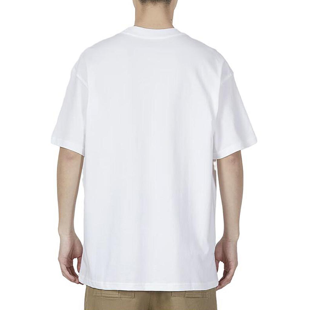 Nike T Shirts Men's White Crew Neck Moderate Straight Fit DZ2998-100
