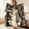 Extra Large Blanket a Fluffy Norwegian Forest Cat Napping On Its Back Ultra Soft Comfortable Blanket for Couch Outdoor Use Washabl