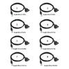 Cat6E Networking Extension Cable for Repositioning Wire Equipment, Cat6E RJ45 Male to Female Cable with ABS Housing for Home Offices