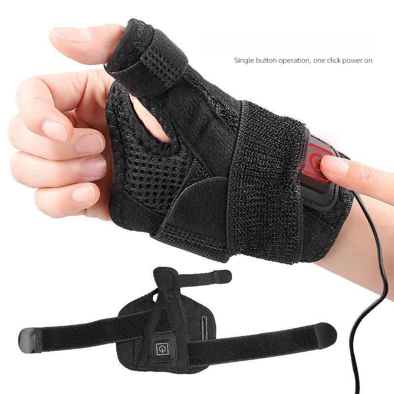 Elektryczne Ogrzewanie Ciepłe Wsparcie Ochraniacz na Nadgarstek USB Trzybiegowa Kontrola Temperatury Opaska na Nadgarstek Pochwa Ścięgna Matczyny Ręka Ciepła Odzież Ochronna Ochraniacz na Nadgarstek