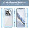 Transparent PMMA + TPU Case For Honor Magic6 Pro Magic6Pro 5G Full Protection Bumper Colorful Soft Border Hard Back Shell Cover