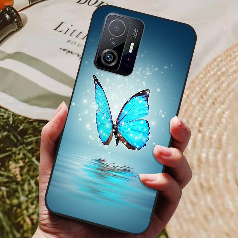 Für Xiaomi 11T Pro Hülle Für Xiaomi mi 11T Pro Hüllen Stoßfestes Silikon Weiches TPU Handy Rückseite Abdeckung Für Xiaomi 11T Pro Fundas