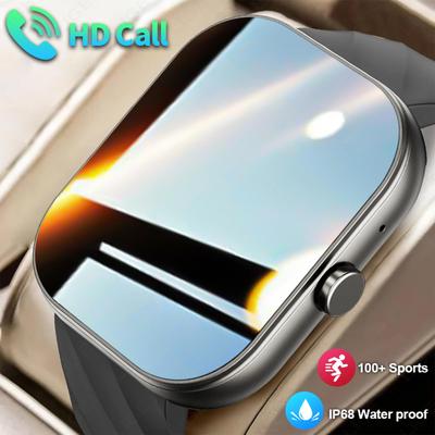 LIGE Men's Smart Watch Outdoor Sports Health Monitoring Waterproof Bluetooth Call Smart Watch