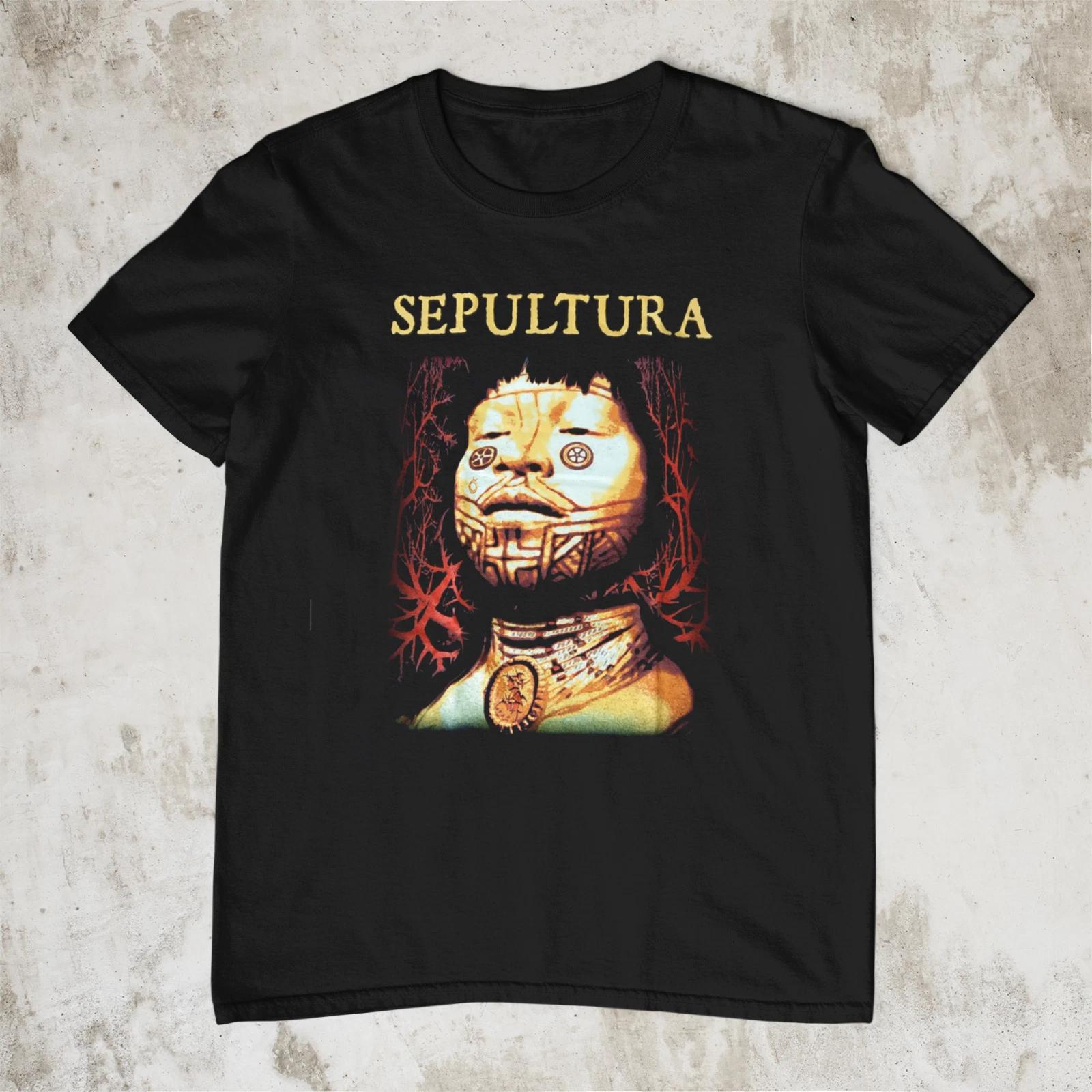 Sepultura Band Roots Album T-Shirt Black Tee All Sizes S to 5XL 41 S