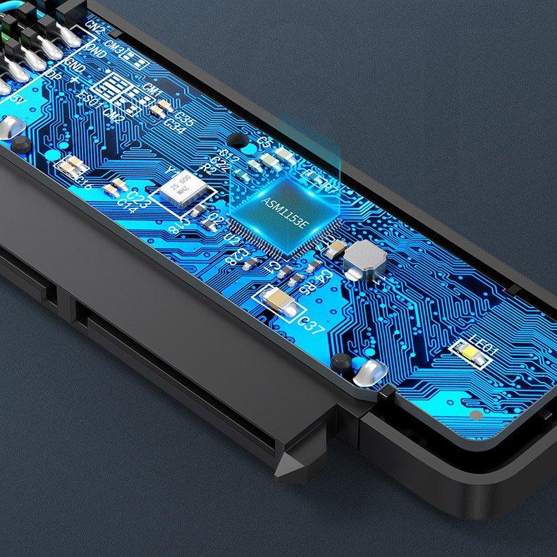 Ugreen USB 3.2 Gen 1 SATA III Adapter for 2.5'' Drives - 5Gbps Data Transfer, Model 70609 CM321, Black