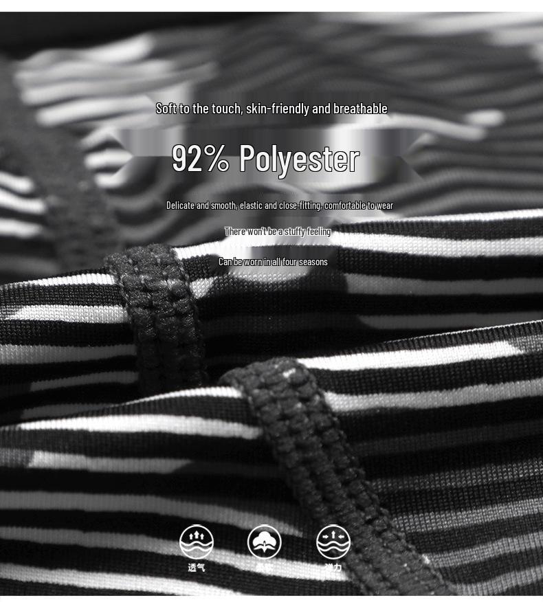 Pánské boxerky s nízkým pasem, prodyšné, pro cyklistiku a běhání, plus size
