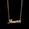 Atoztide Personalized Custom Name Necklaces Butterfly Crown Pendant for Women Stainless Steel Link Chain Birthday Jewelry Gift