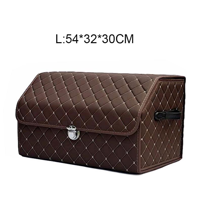 Collapsible Car Storage Organizer Box With Lid - Portable Multipurpose Car Trunk Boxs For Shopping Camping Picnic Waterproof Bag