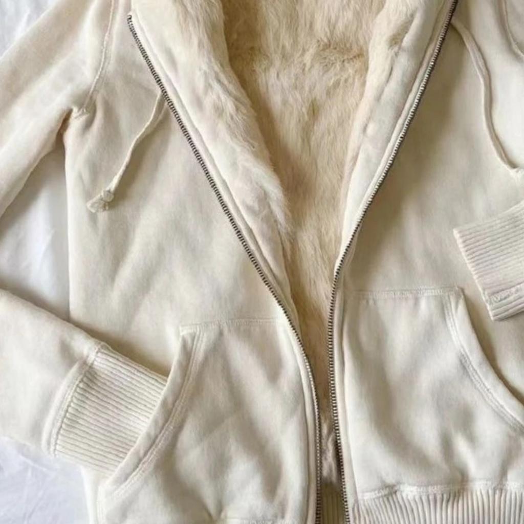 Retro Mode Dragkedja Slim Jacka Dam Ny Höst Vintage Enfärgad Långärmad Varm Kappa Estetiska Vardagskläder