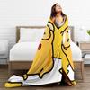 Lazy Egg Gudetama  Throw Blanket for Couch  Soft Cozy Plush Blanket 50x60 Inch Multi-size Bedspread for All Seasons
