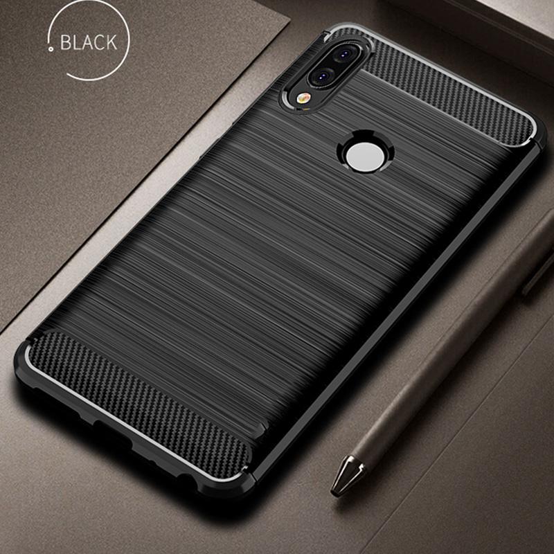 For Huawei P20 Lite ANE LX1 Case Cover Shockproof Silicone Bumper Rugged TPU Soft Back Cover Matte Phone Case for Huawei P20Lite