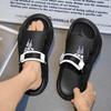 Mode 2024 Neue Herren Hausschuhe Sommer EVA Weichsohlige Plateau Pantoletten Sandalen Indoor Outdoor Walking Strandschuhe Flip Flops Herrenschuhe