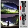 LED XHP160 Most Powerful Flashlight 8-core USB Rechargeable Torch Zoomable 26650 Battery  Defensive Hand Lamp for Camping Hunting