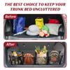 LKW-Ladeflächen-Gepäcknetz mit Haken, Schrauben, Knopflöchern, Netznetz, Tasche, Lebensmittelgeschäft, Auto-Heckaufbewahrung, Organizer, Innenraum für Pickup-Truck, SUV