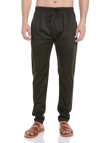 

Мужской повседневный хлопковый однотонный набор курты Manyavar Зеленый XL зелёный